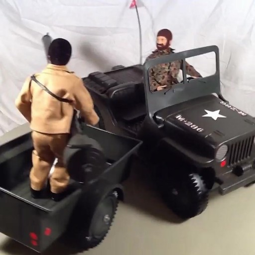 GI.joe コンバットジープ　1970年代　バスブロ社製　ジャンク 1976 Combat Jeep Vehicle