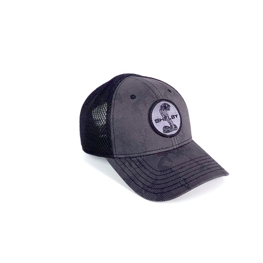 Shelby Snake Tactical Mesh Cap – Officially Licensed, Adjustable, Grey/Black, One Size Fits All